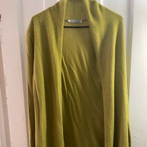 in Cashmere Green Sweater Cardigan